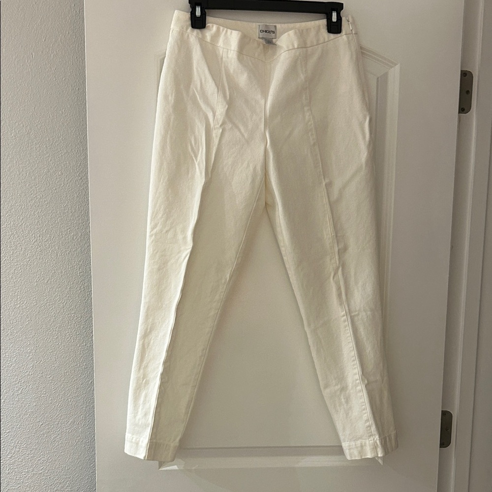 Chico's Cream Ankle Pants